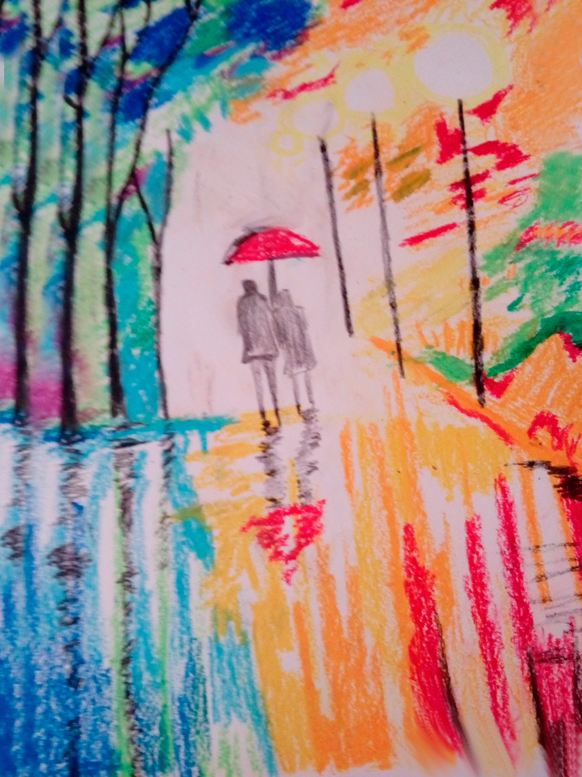 couple pasetl a l'huile