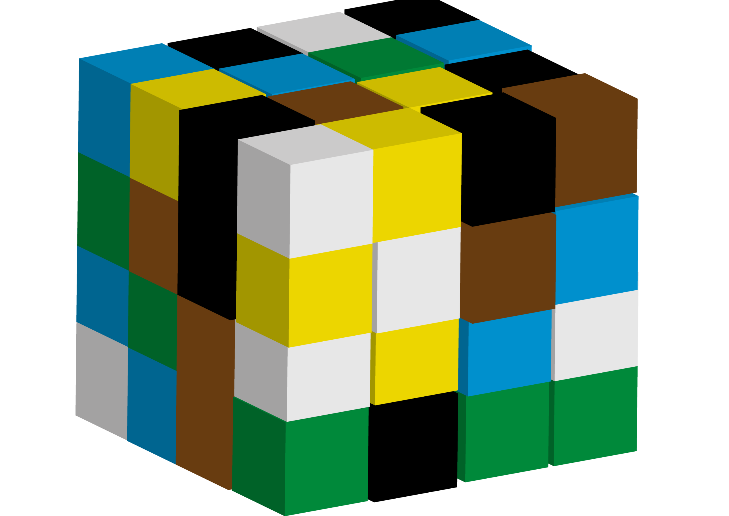 Rubik's cube illustrator bouclainville web designer