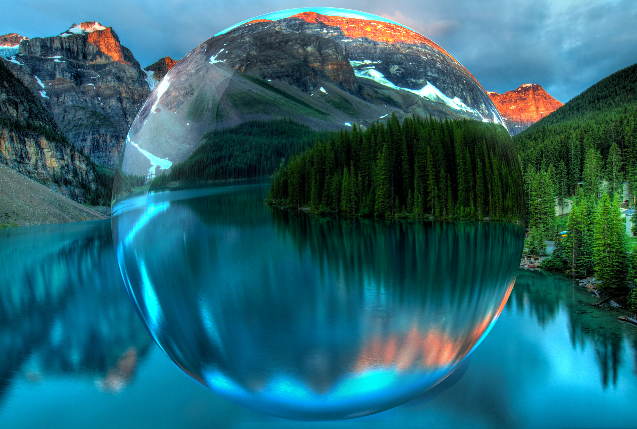 bulle de verre photoshop bouclainville web designer