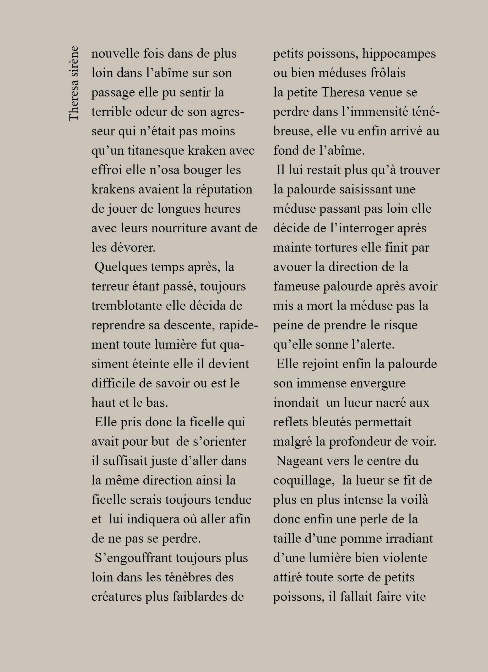 Theresa sirene bouclainville infographiste