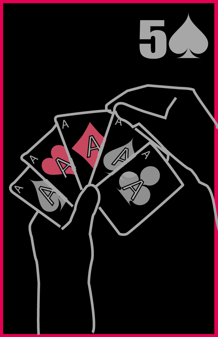 5 de pique cartes triche Bouclainville infographiste