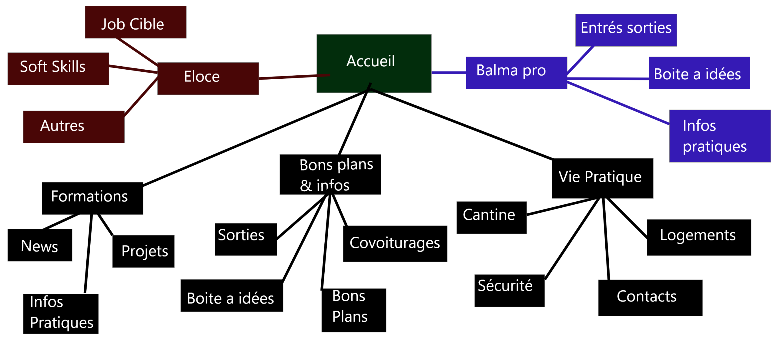 plan de site blog intranet
